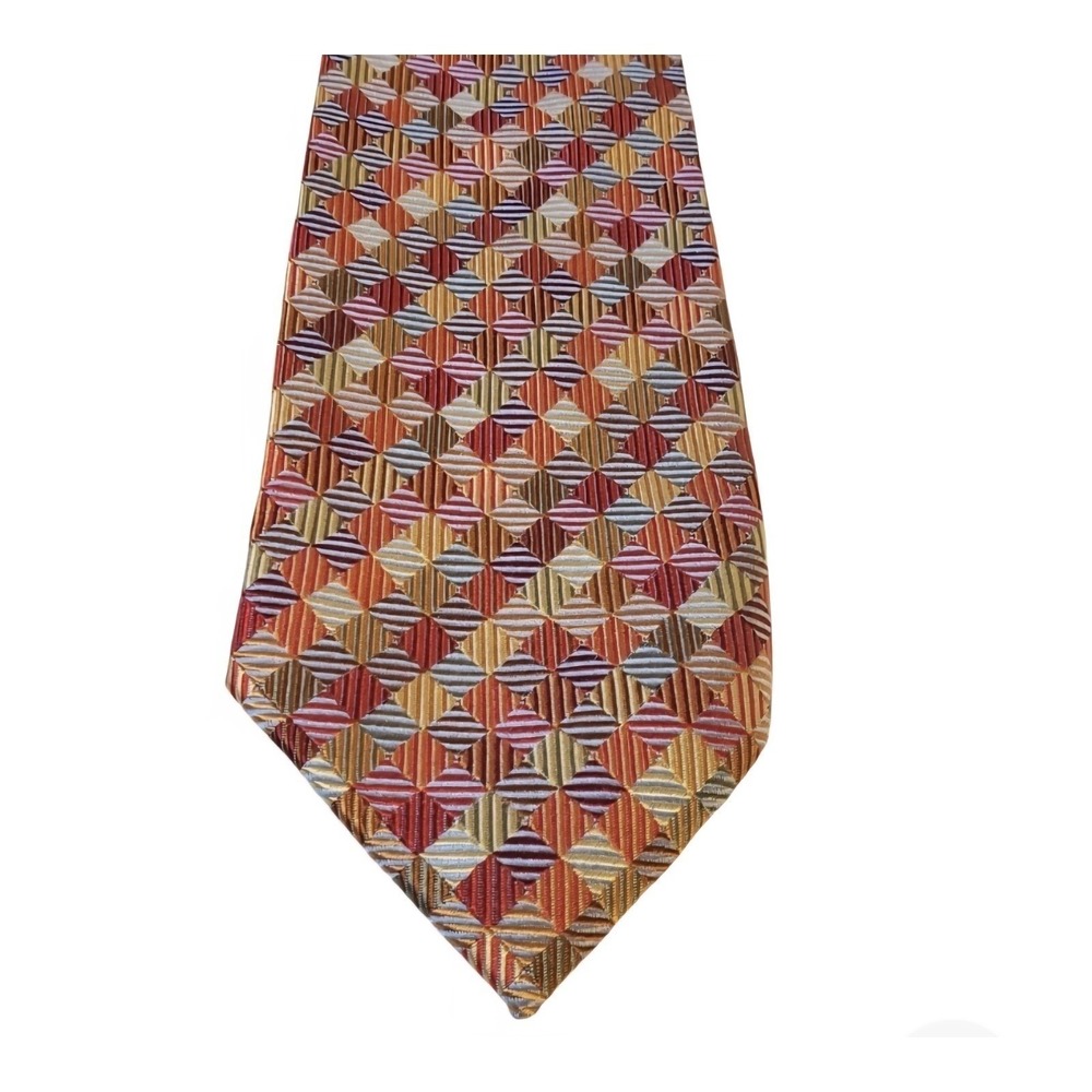 Mens Necktie PEACOCK Hand Made Silk Tie
